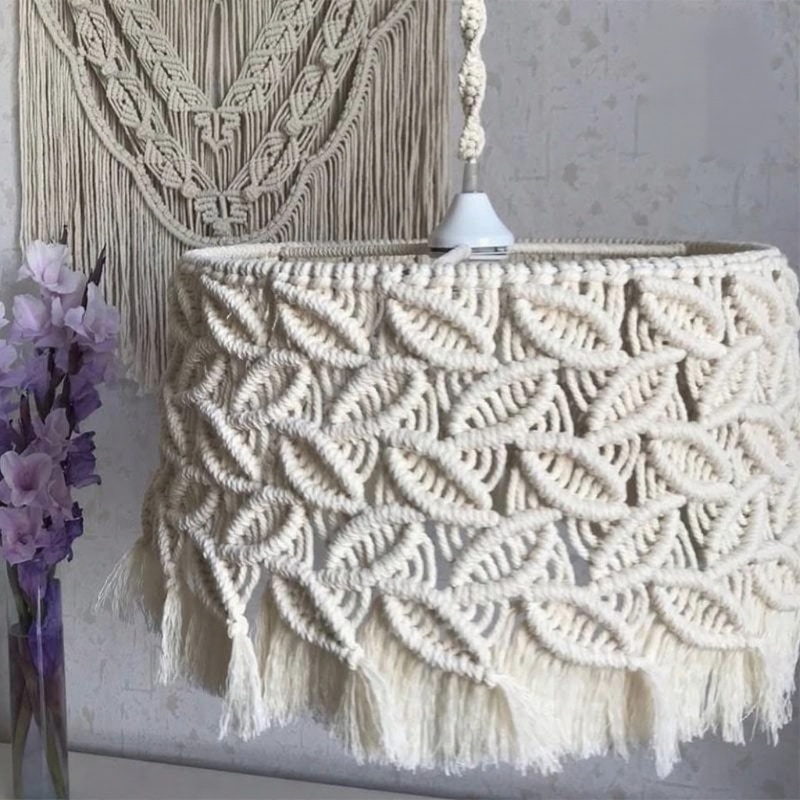 لوستر مکرومه