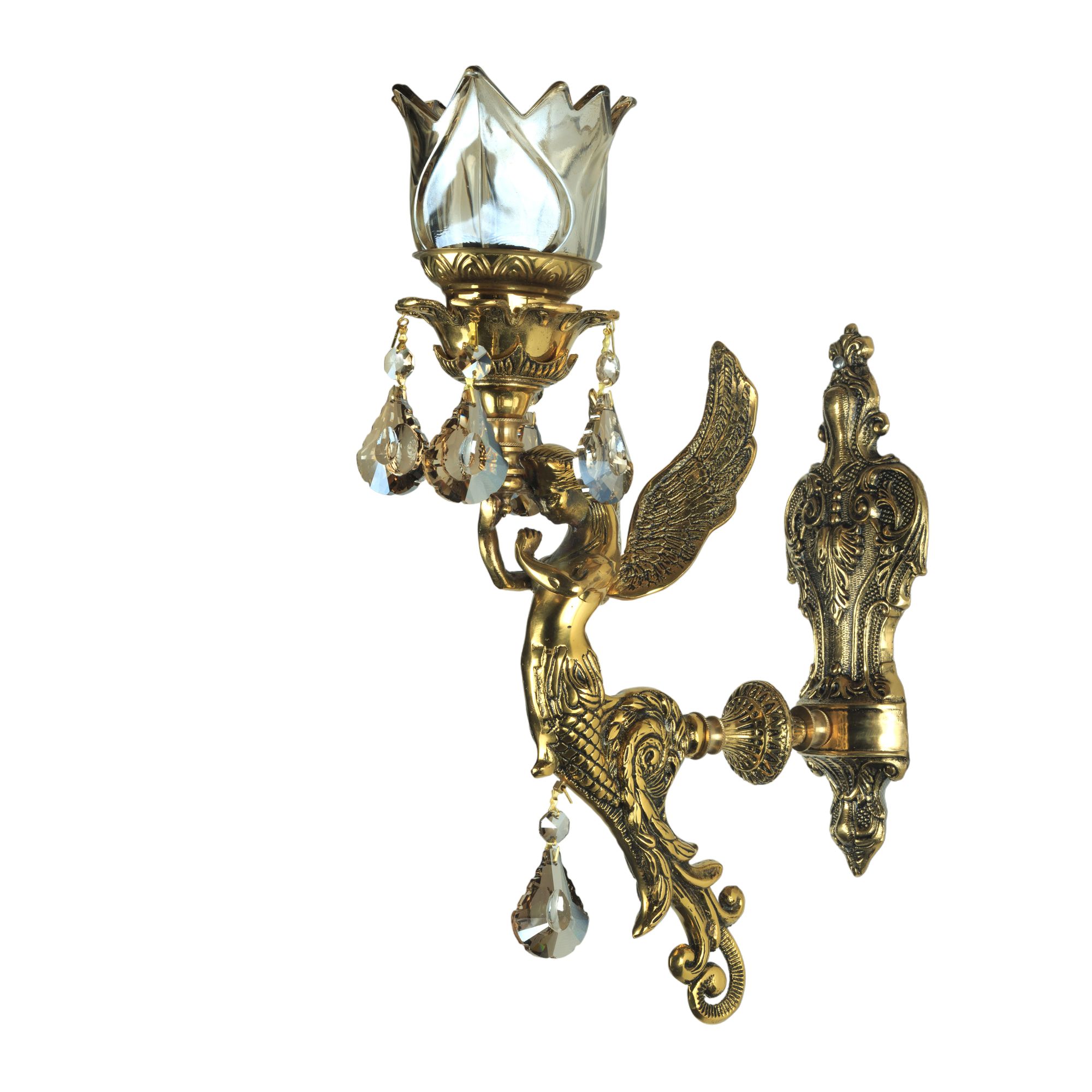 لوستر دیوارکوب فلزی یا دایکاست