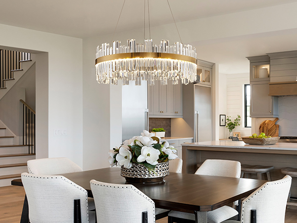 خرید لوستر کریستالی مدرن