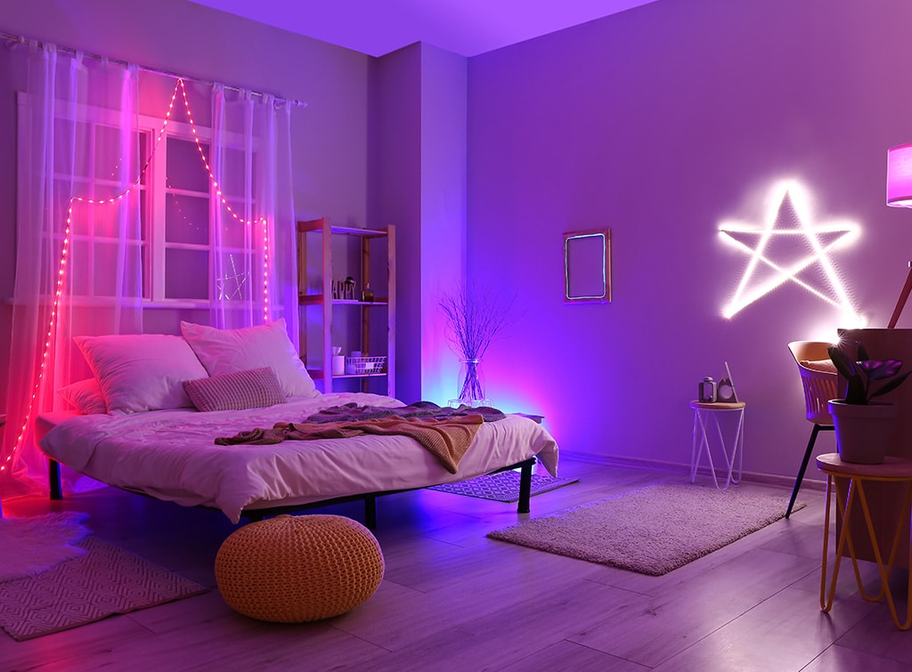 روشنایی اتاق خواب نوجوان