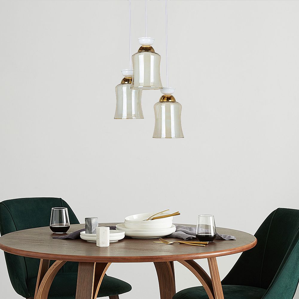 لوستر آویز سه تایی