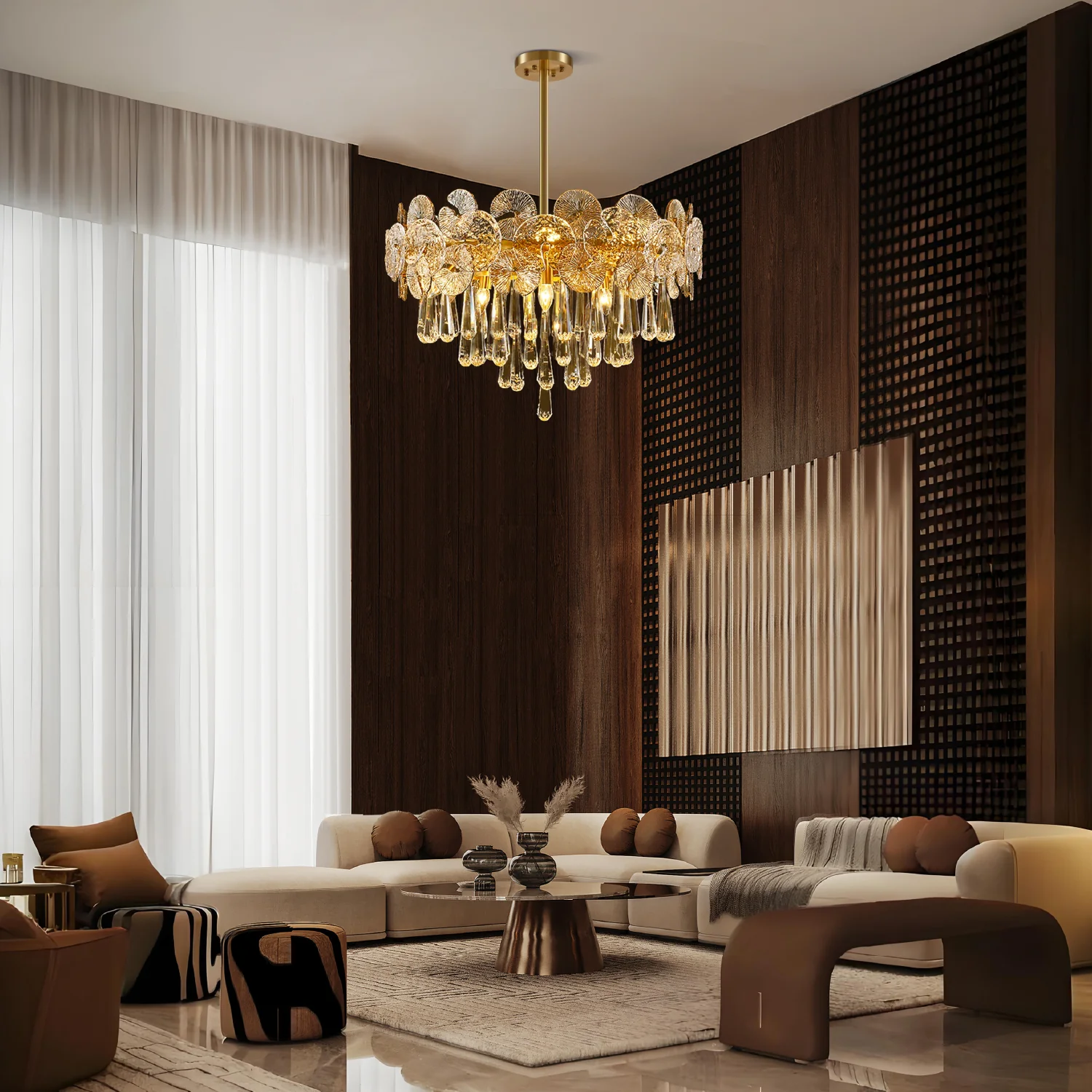 لوستر جدید کریستالی