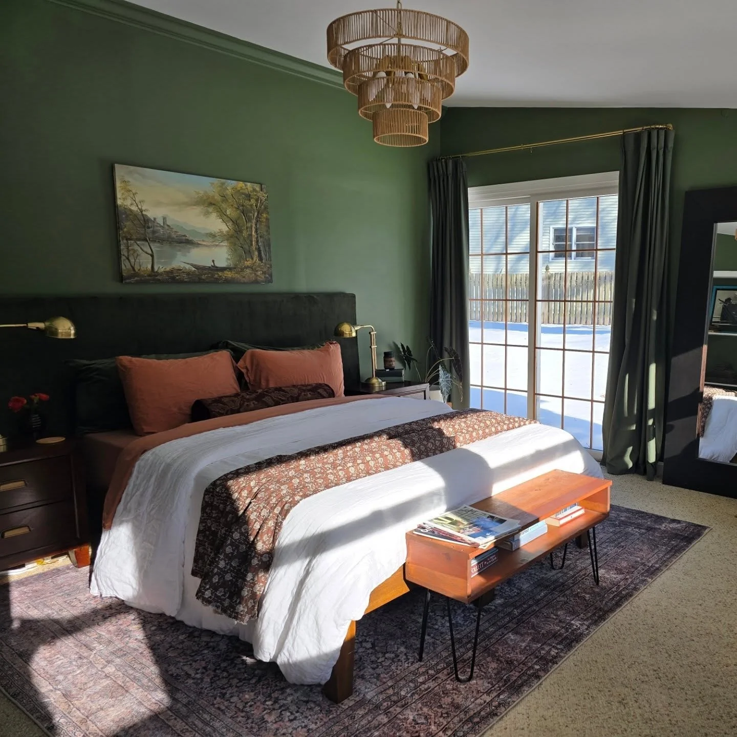 هماهنگی زمین‌گرایانه با سبز جنگلی عمیق