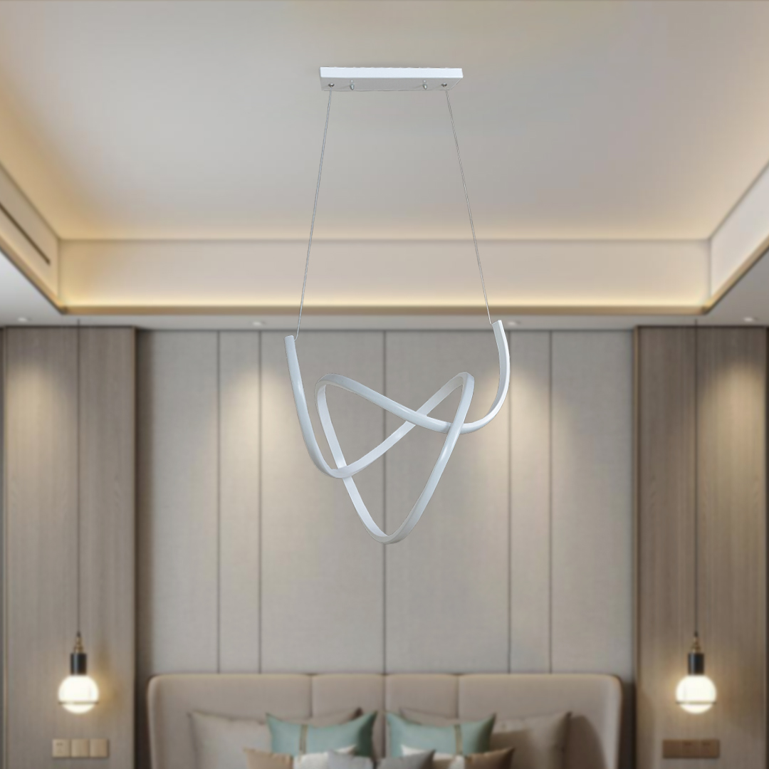 لوستر اتاق خواب ساده و شیک