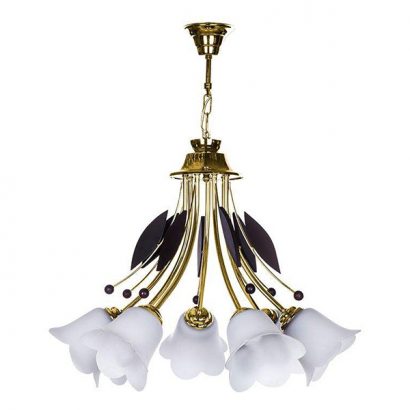 لوستر چشمه نور ۷ شعله کد ۲۵۴۰/۷BR-G طلایی