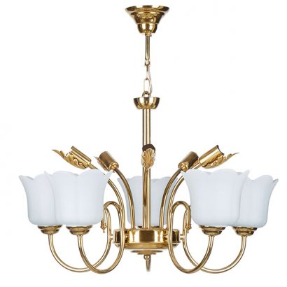 لوستر ۱۰شعله چشمه نور کد A810.5-5-GWT