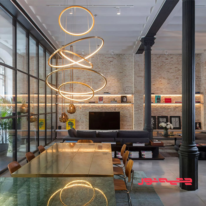 لوستر مدرن ویلا؛ فضایی شیک و رویایی بسازید