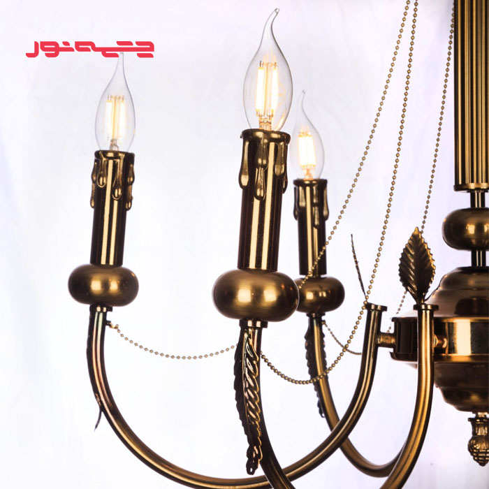 لوستر برنزی جدید | خرید و ست کردن در دکوراسیون 2025