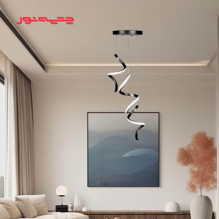 مدل لوستر مدرن پذیرایی کوچک